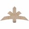Ekena Millwork Davenport Smooth Timber Gable Bracket, Douglas Fir, 48"W x 24"H x 5 1/2"D x 5 1/2"F, 12/12 Pitch GBW048X24X0606DAV00SDF - alternate 1